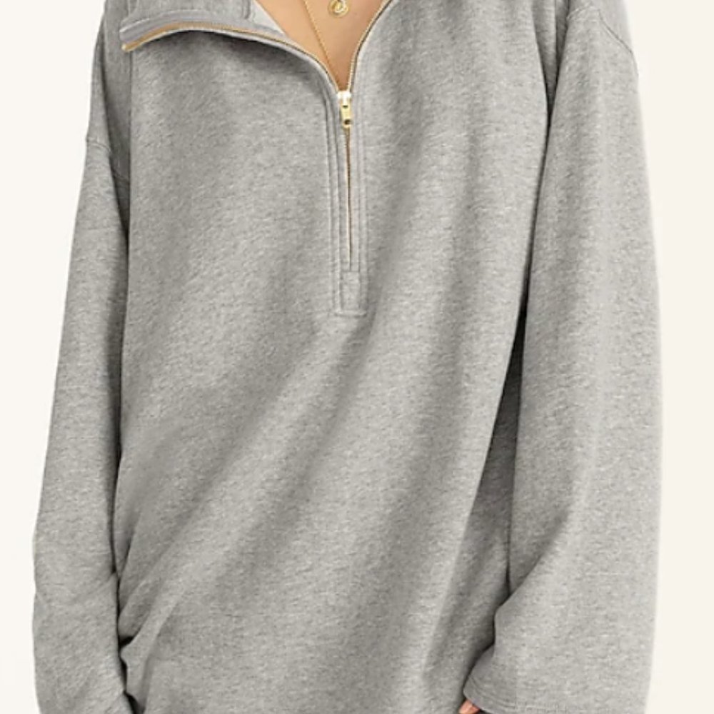 J. Crew half zip sweatshirt